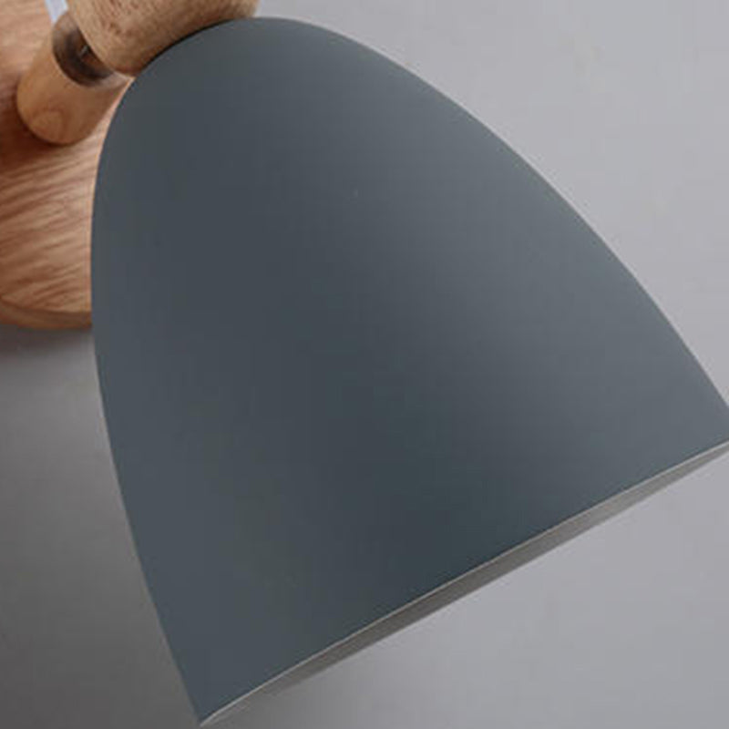 1 Light Wall Sconce Modern Macaron Style Metal Wall Lighting for Living Room