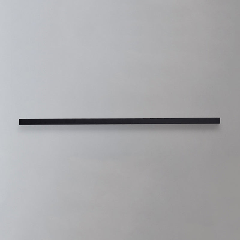 Linear Shape Metal Wall Lighting Idea Modern Style 1 Light Wall Sconce Lighting