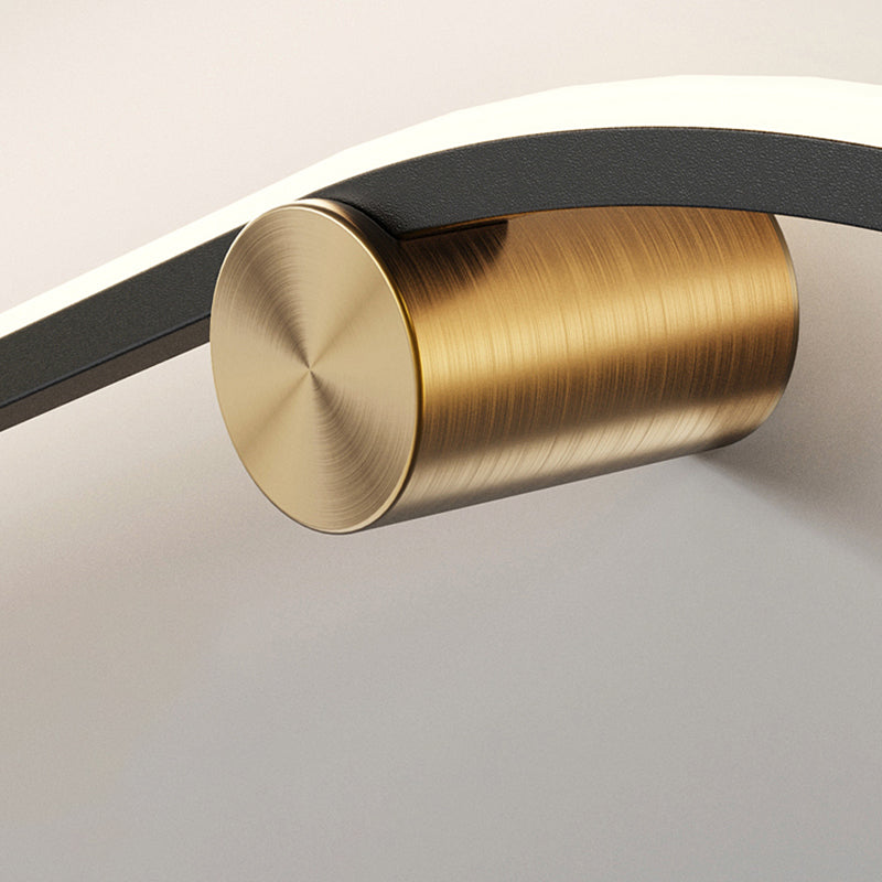 Aluminum Linear Wall Light Nordic Style 1 Light LED Wall Sconce for Living Room