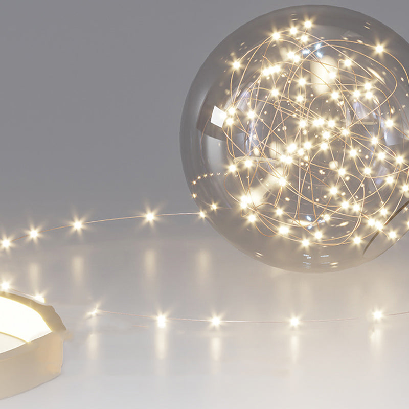 Metal Arc Shape Wall Light Nordic 2 Lights LED Wall Sconce for Living Room