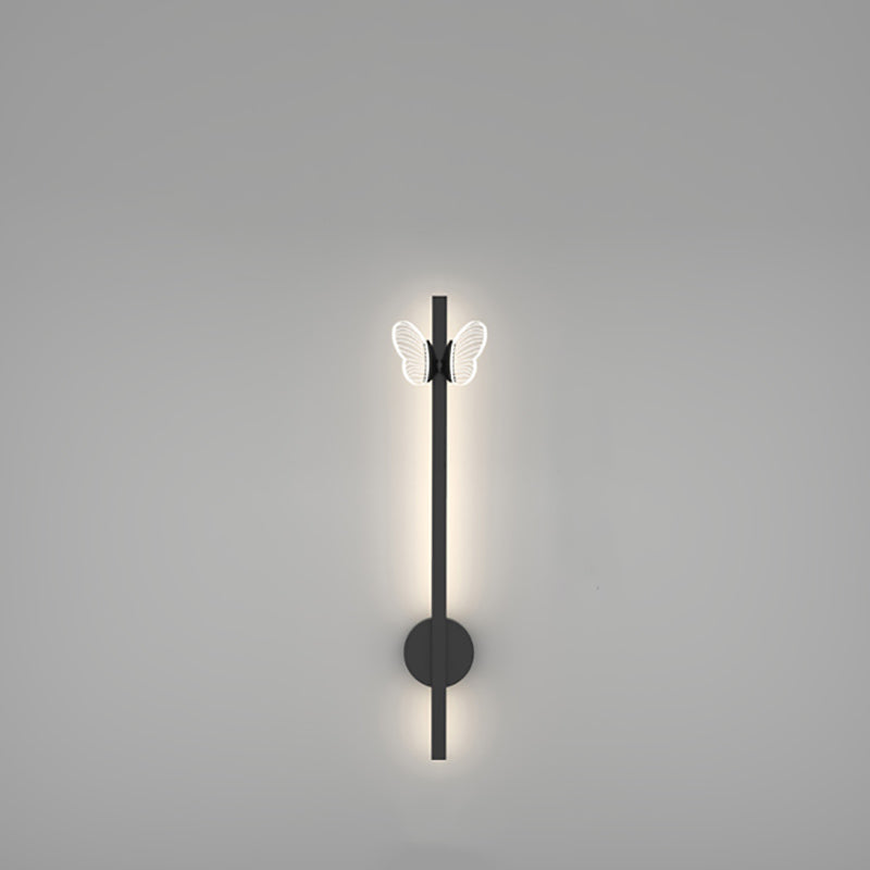 Linear Shape Metal Wall Lights Modern Style 2 Light Wall Mounted Light Fixtures