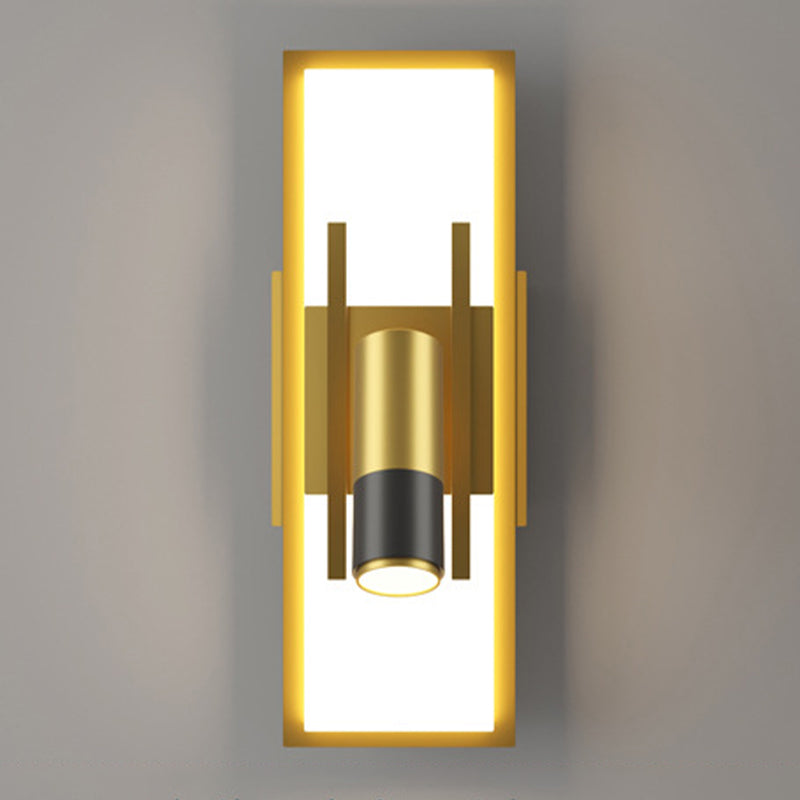 Nordic Metal Wall Light Geometric LED Reading Wall Sconce for Living Room