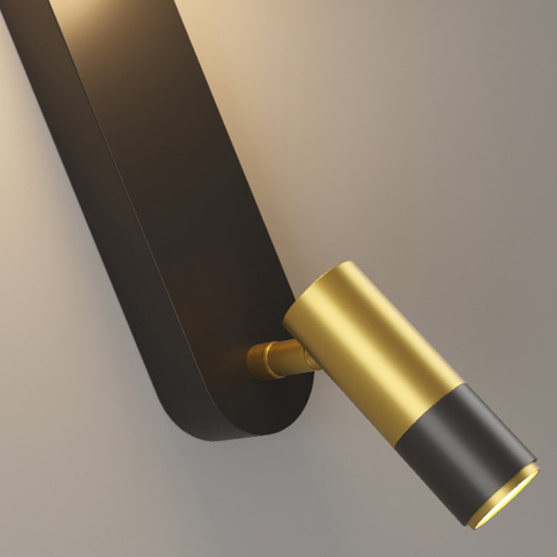 Nordic Metal Wall Light Geometric LED Reading Wall Sconce for Living Room