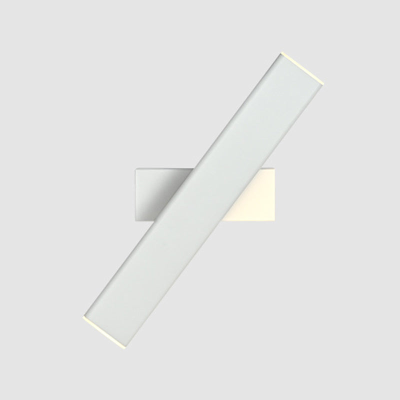 Modern Metal Wall Light Strip Rotatable LED Wall Sconce for Living Room