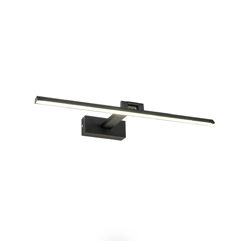 Modern Metal Vanity Light Strip Single Light Mirror Light for Bathroom