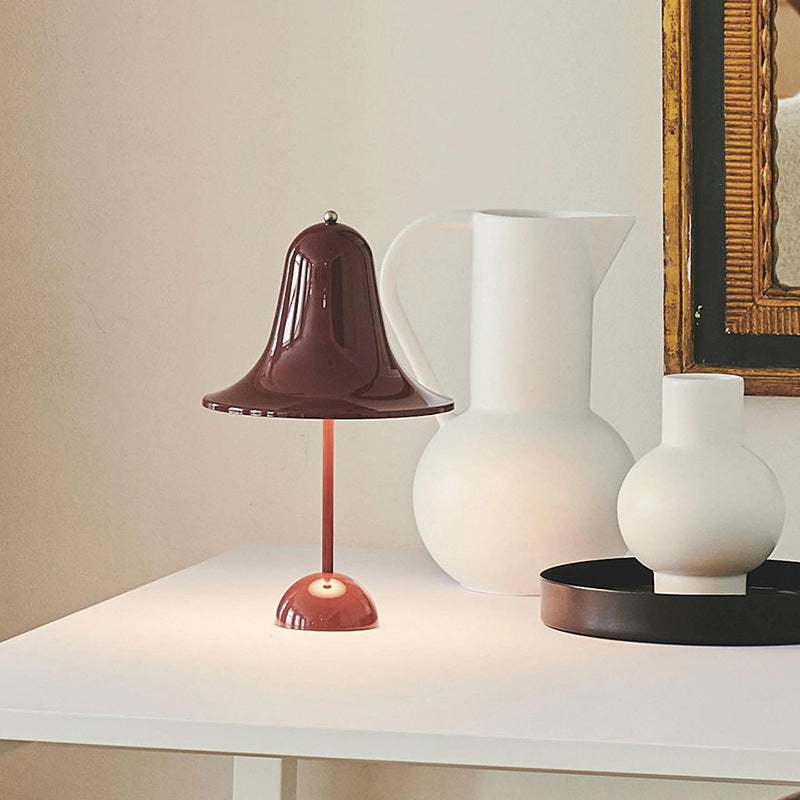 Macaron Simple Table Lamp LED Desk Light with Iron Shade for Living Room