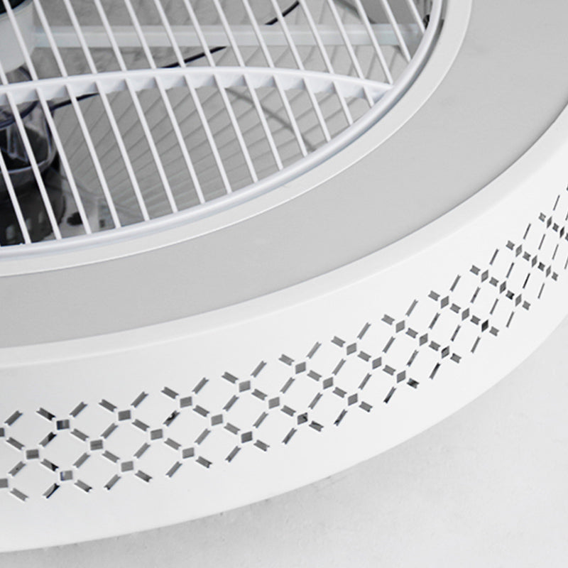 Runde Deckenventilator Leichter Kinder Style Metal 1 LED LED Flush Light für Schlafzimmer
