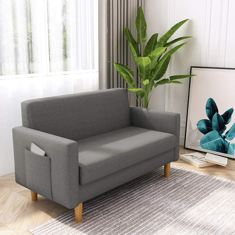 Contemporary Tight Back Sofa with Storage for Living Room and Apartment