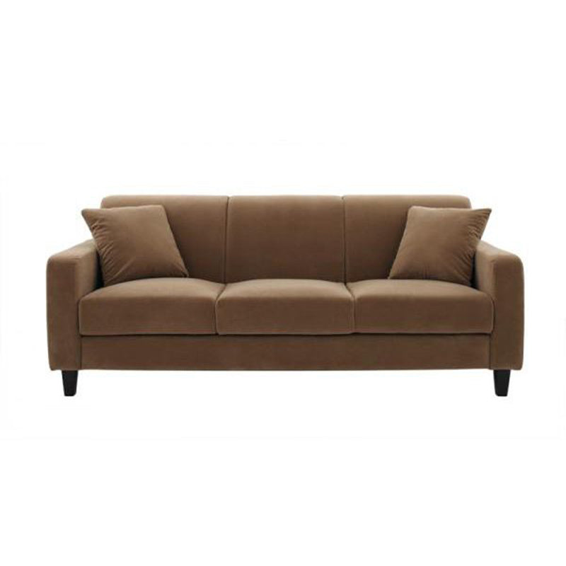 Contemporary Cushions Standard Sofa Set Square Arm Settee Couch