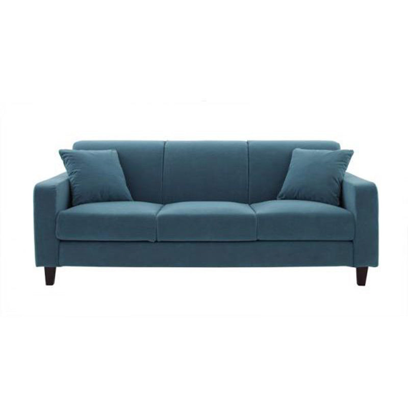 Contemporary Cushions Standard Sofa Set Square Arm Settee Couch