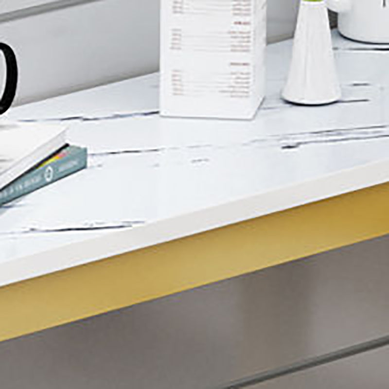 Contemporary Bar Dining Table Rectangle Bar Table with Trestle Base