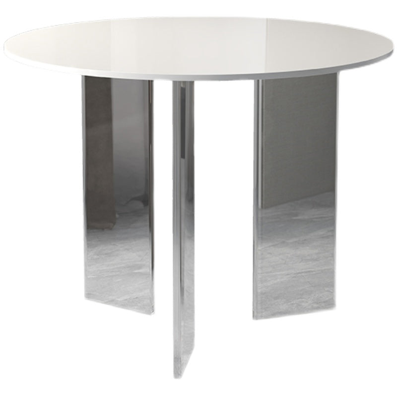 Modern 1/3 Pieces Dining Set Round Stone Dining Table for Dining Room