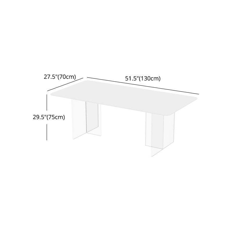 Modern 1/7 Pieces Dining Set Rectangle Stone Dining Table for Kitchen