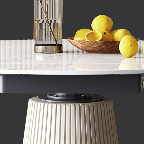 Nordic Glam Sintered Stone Dining Table Set 1/4/5/7 Pieces Dining Set for Kitchen