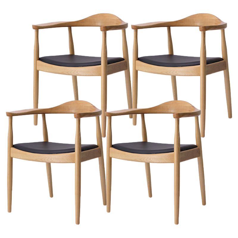 Modern 1/3/4/5/6 Pieces Rectangle Dining Set Ash Wood Dining Table with Chairs