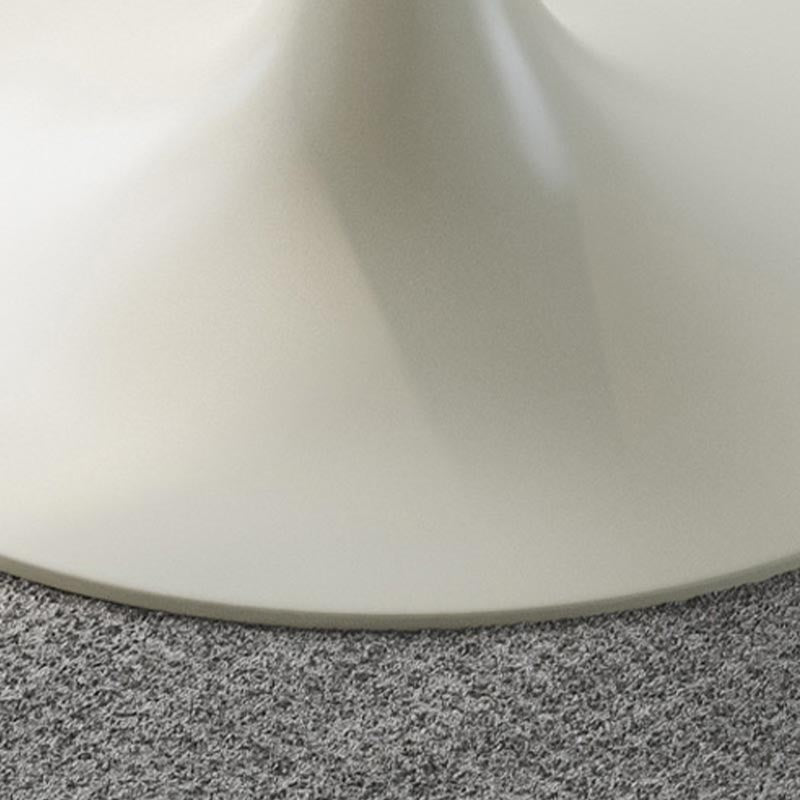 Stone Top Dining Table Modern Round Table with Pedestal Base