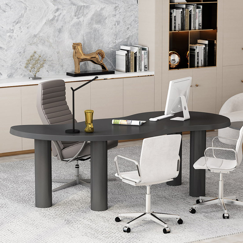 Nordic Solid Wood Table for Restaurant Unique Shape Table with 4 Legs