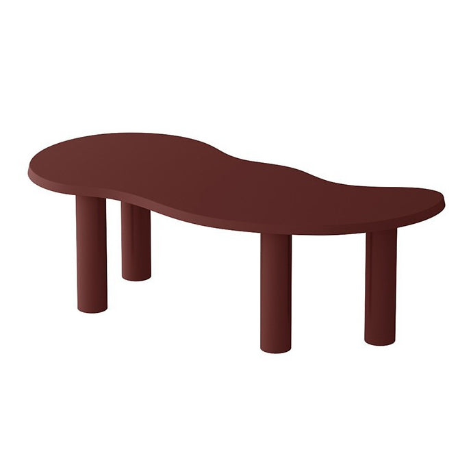 Nordic Solid Wood Table for Restaurant Unique Shape Table with 4 Legs
