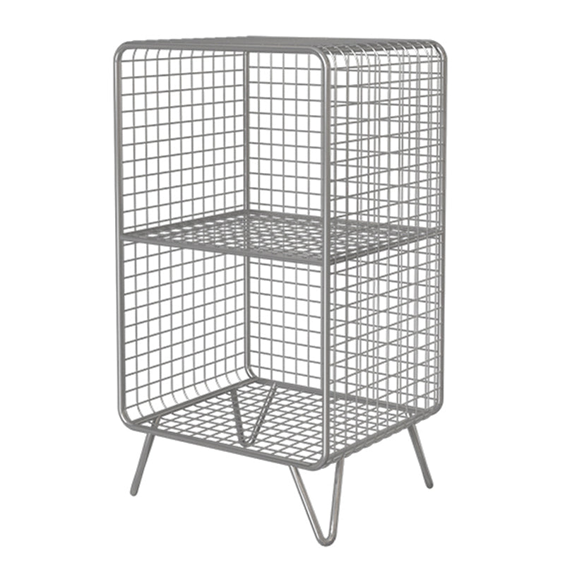 Glam Style Metal Bookshelf Standard Closed Back Shelf Bookcase for Home