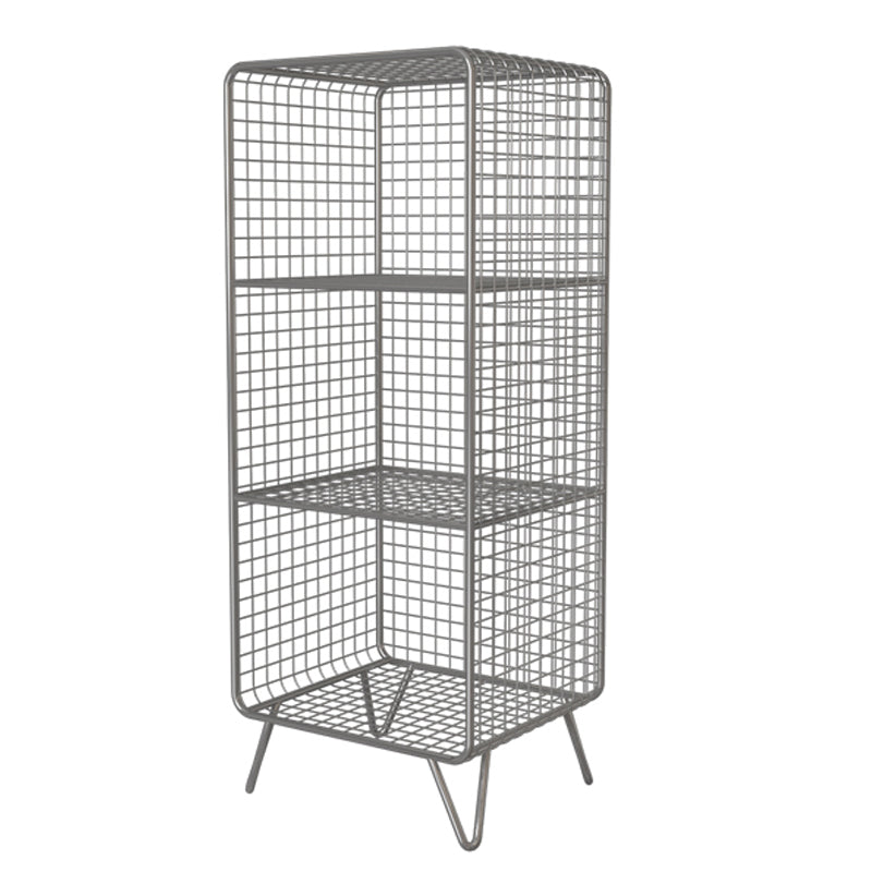 Glam Style Metal Bookshelf Standard Closed Back Shelf Bookcase for Home