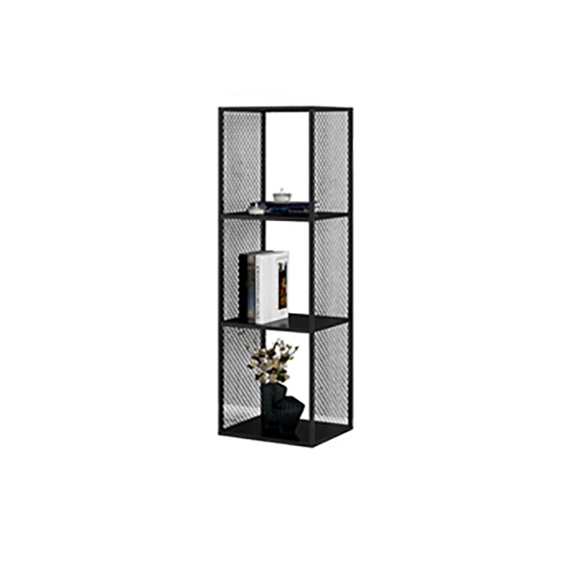 Industrial Metal Bookshelf Iron Open Back Bookcase for Office