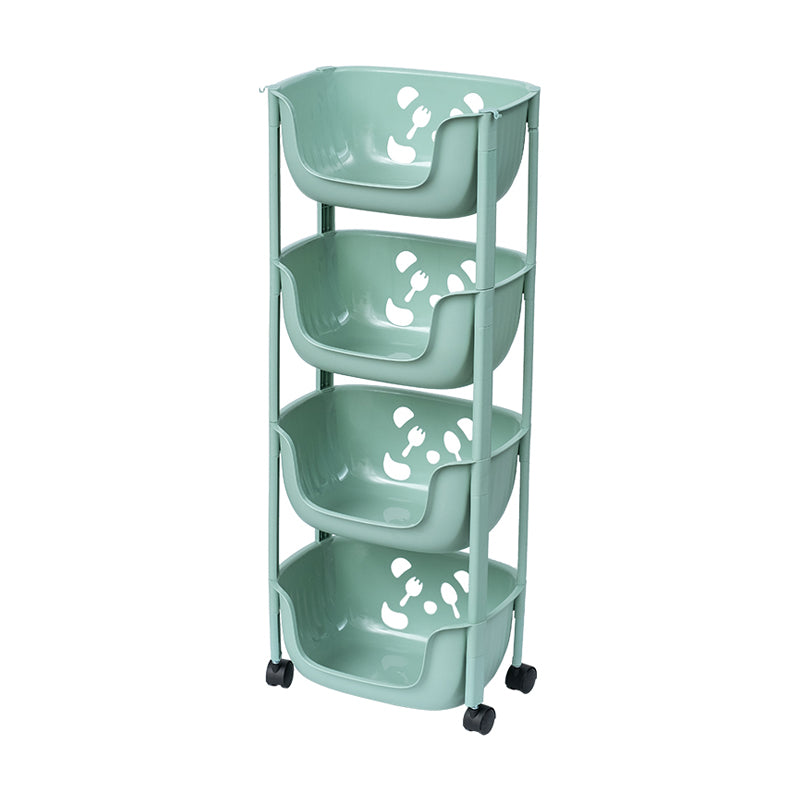 Plastic Contemporary Geometric Bookshelf Vertical Open Bookcase for Home