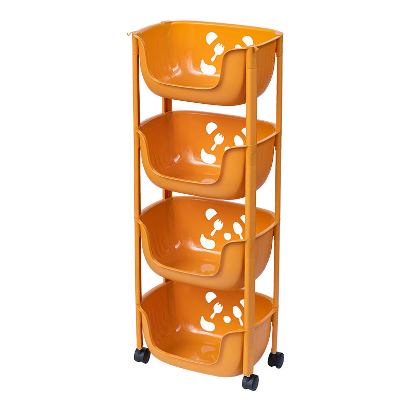 Plastic Contemporary Geometric Bookshelf Vertical Open Bookcase for Home