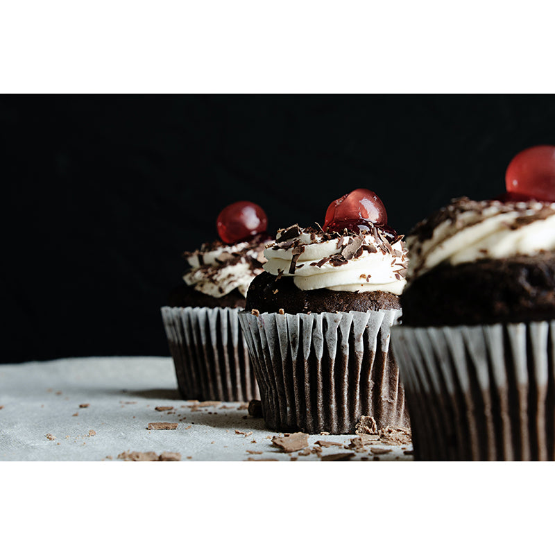 Modern Style Photography Mural Wallpaper Dessert Pattern Indoor Wall Mural