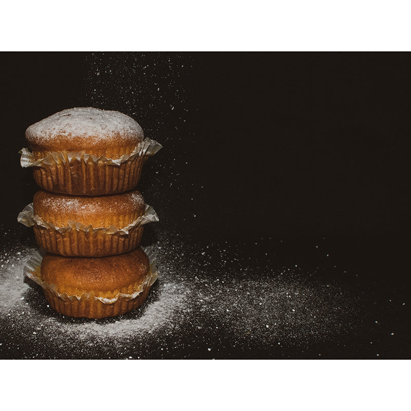 Dessert Pattern Modern Style Mural Wallpaper Environment Friendly Bedroom Wall Mural