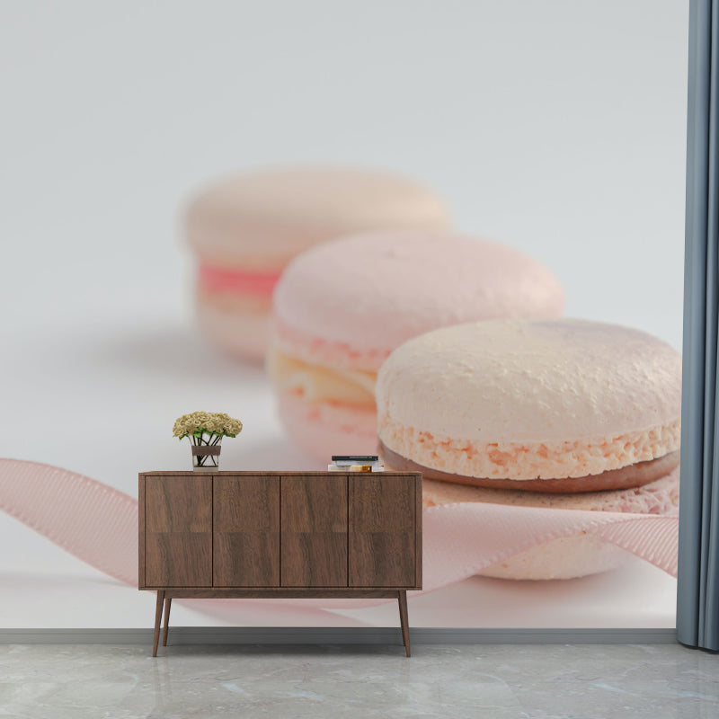 Dessert Pattern Modern Style Mural Wallpaper Environment Friendly Bedroom Wall Mural