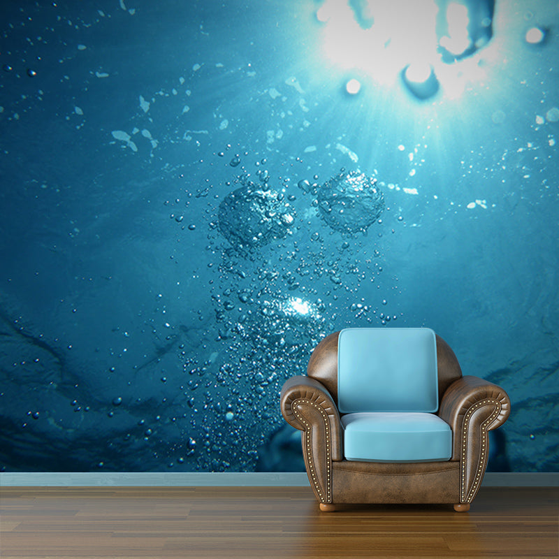 Decorative Wall Mural Wallpaper Underwater Sitting Room Wall Mural