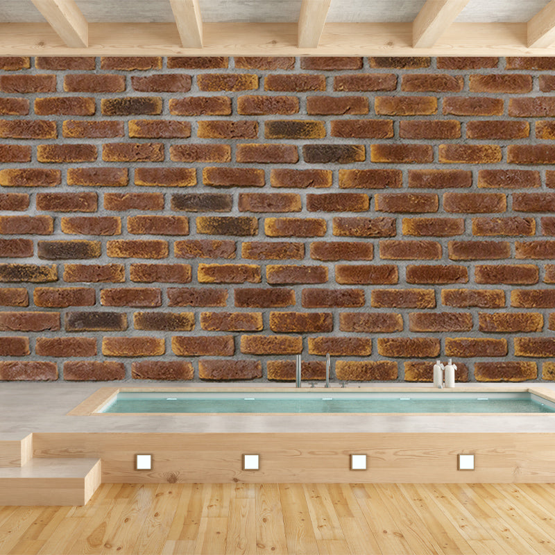 Brick Texture Photography Mildew Resistant Wallpaper Environmental Living Room Wall Mural
