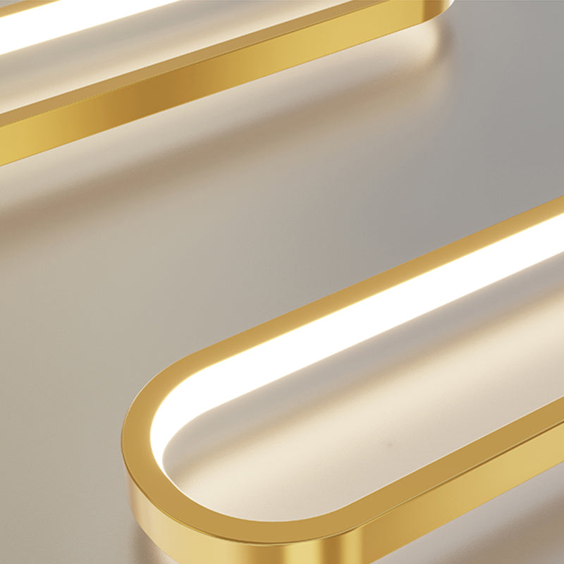 Rectangle Shape Star Sky Ceiling Lamp Modern Simple Style Aluminium Flush Mount for Balcony Aisle