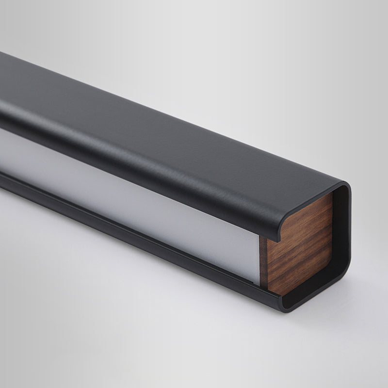 Contemporary Island Light Linear Metal 1 Light Island Lights in Black