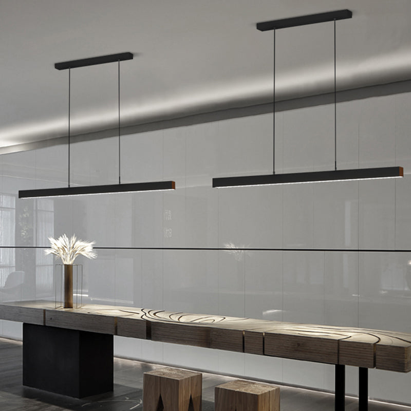 Simple LED Island Light Modern Style Hanging Light for Dining Room