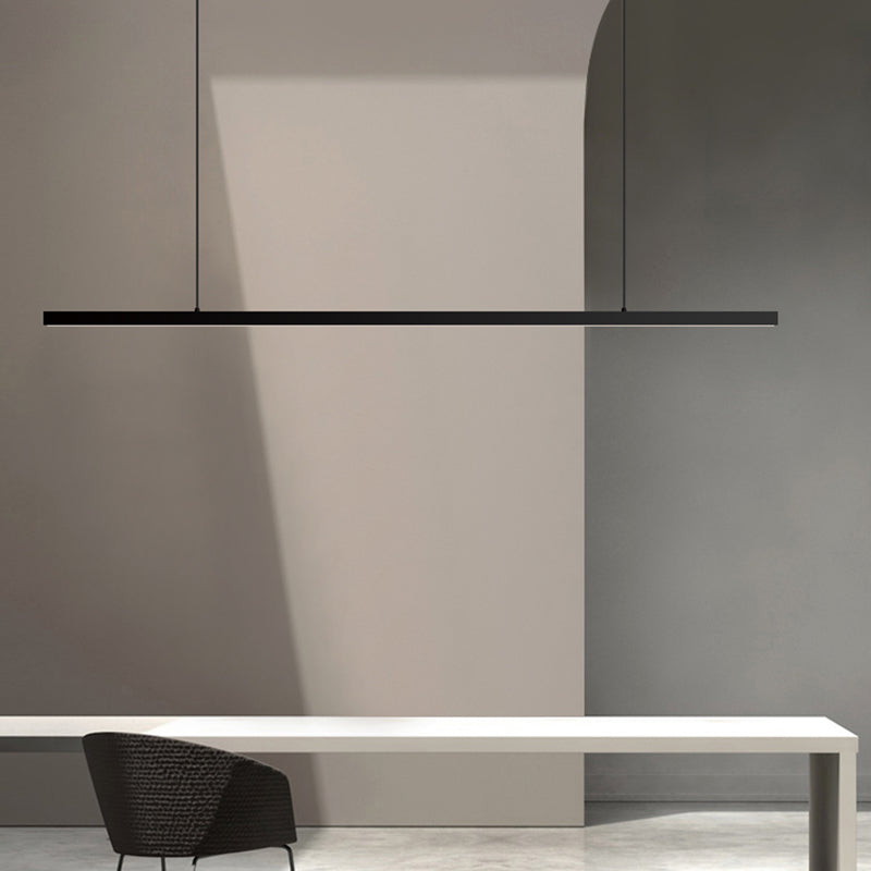 Simple LED Island Light Modern Style Hanging Light for Dining Room