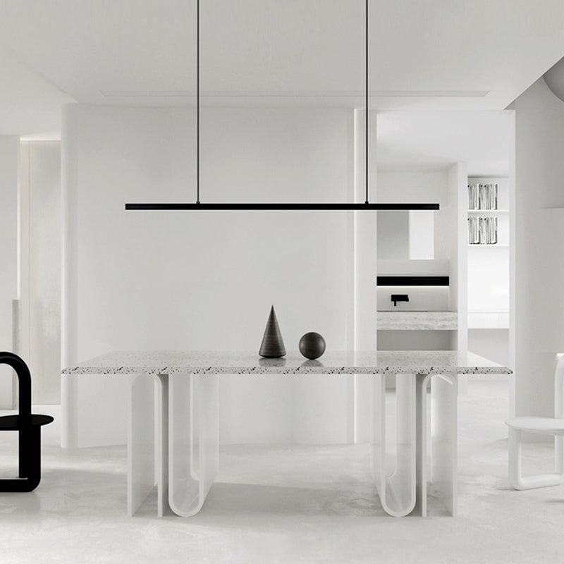 Simple LED Island Light Modern Style Hanging Light for Dining Room