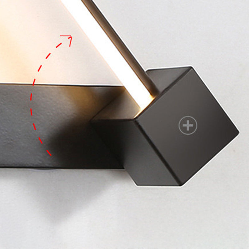 Geometric Shape Metal Wall Light Modern Style 1 Light Wall Mount Light