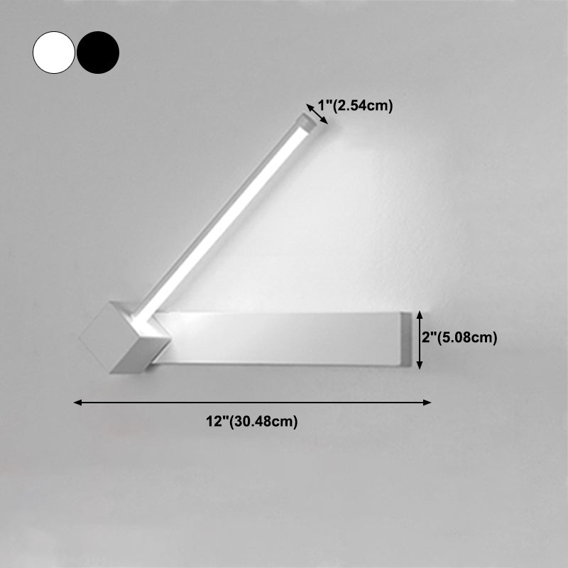 Geometric Shape Metal Wall Light Modern Style 1 Light Wall Mount Light