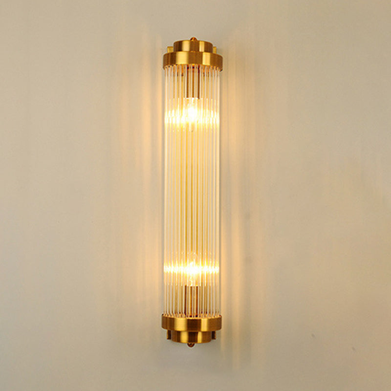 Modern Wall Sconce Light Simple Wall Light Fixture with Crystal Shade for Bedroom