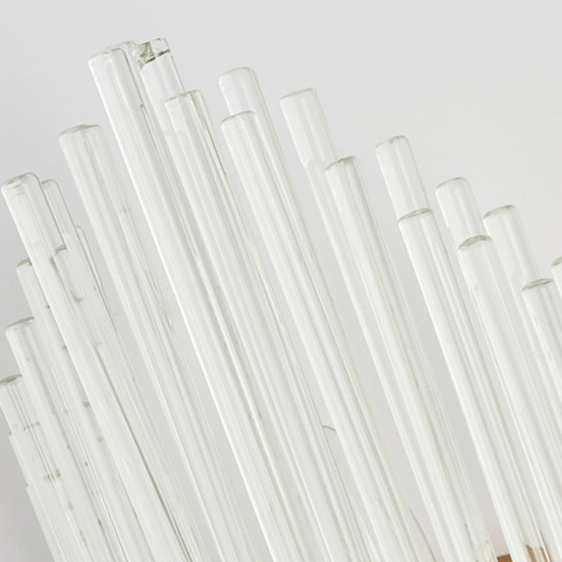 Modern Wall Sconce Light Simple Wall Light Fixture with Crystal Shade for Bedroom