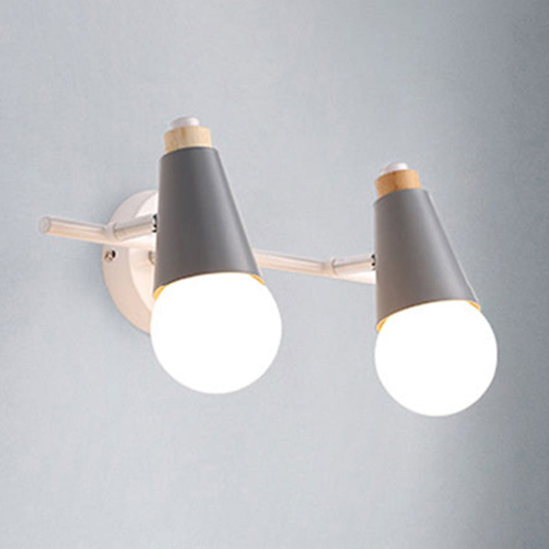 Geometric Wall Mounted Lamps Modern Style Metal Multi Lights Wall Lighting Ideas