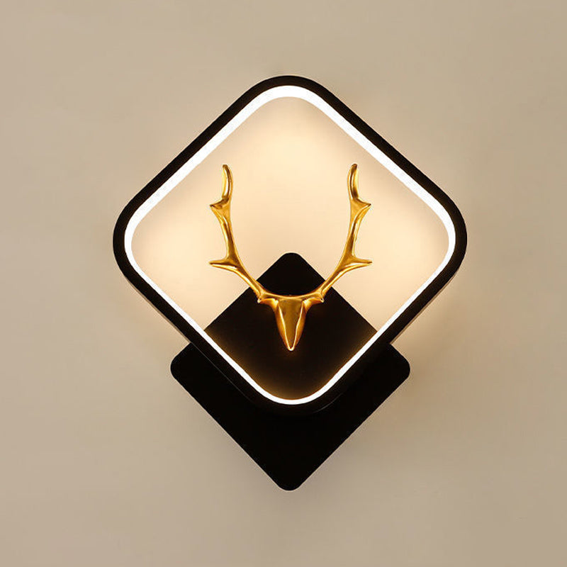 Modern Simple Wall Mount Light LED Wall Sconce Light with Silica Gel Shade for Bedroom