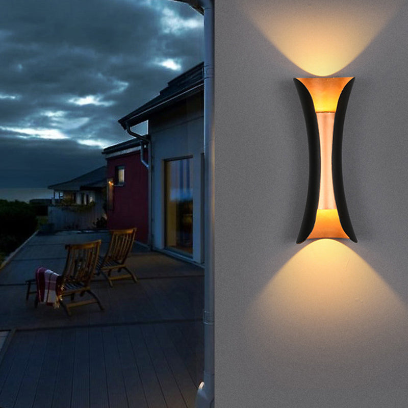 Aluminum Wall Mount Light LED Wall Sconce Light with Metal Shade for Bedroom