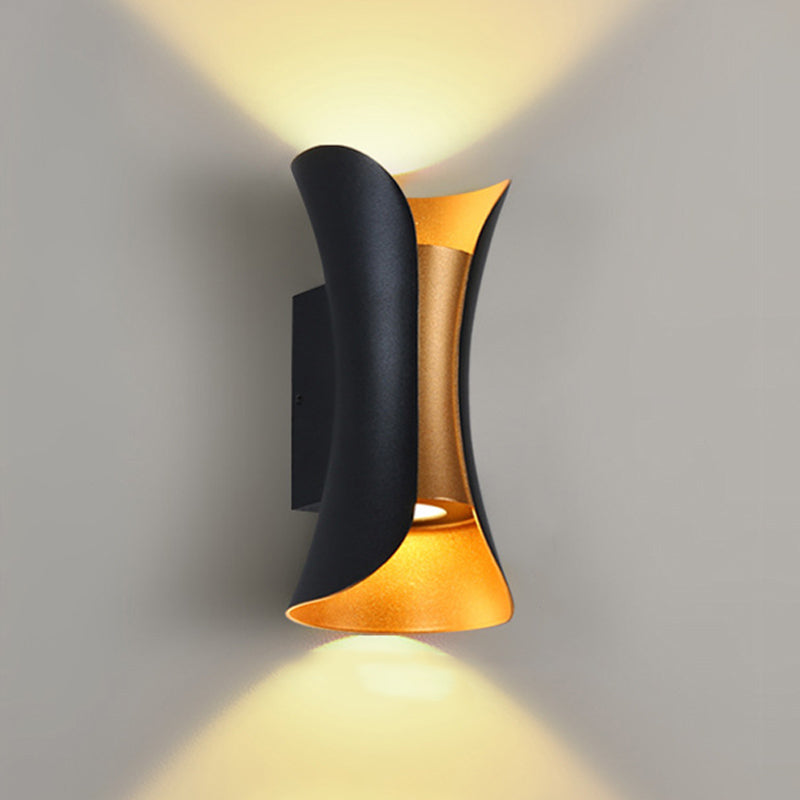 Aluminum Wall Mount Light LED Wall Sconce Light with Metal Shade for Bedroom