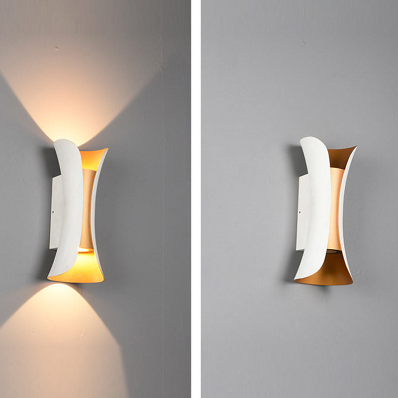 Aluminum Wall Mount Light LED Wall Sconce Light with Metal Shade for Bedroom