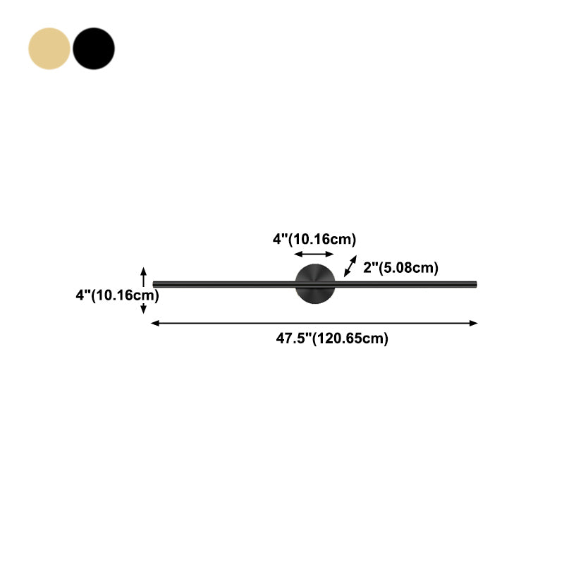 Strip Shape Wall Mount Light Modern LED Wall Sconce Light with Acrylic Shade for Bedside