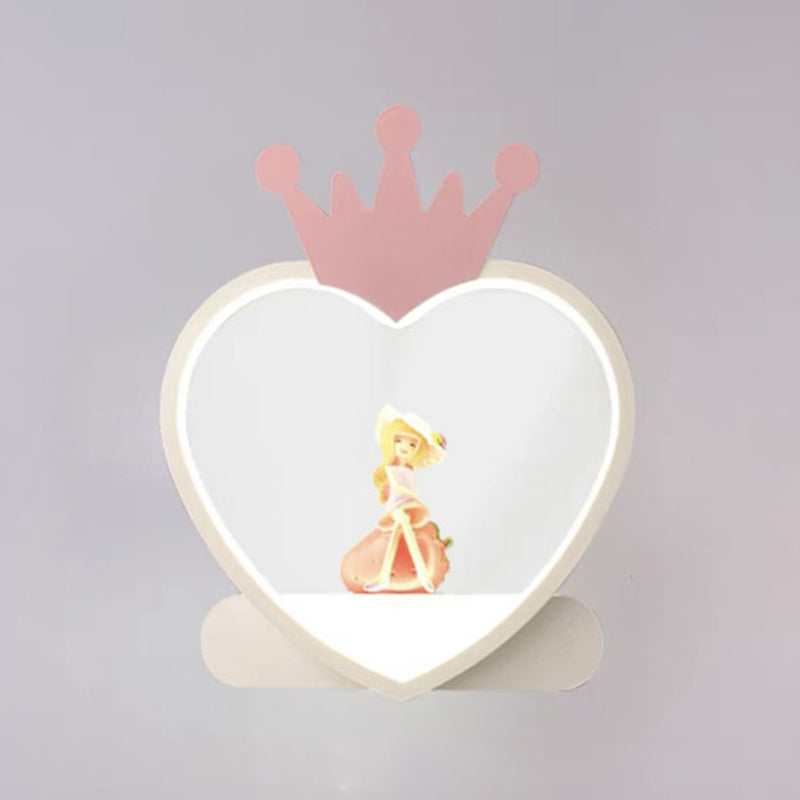 Geometry Shape Wall Light Kids Style Metal 1-Light Wall Mount Light