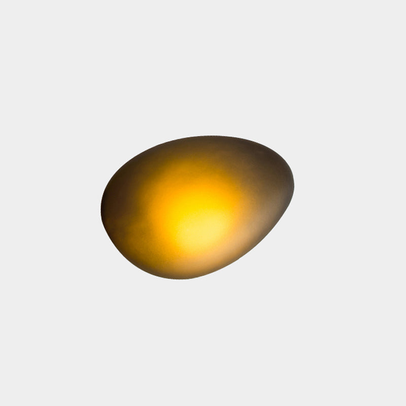 Nordic Glass Pebble Wall Sconce Living Room Background LED Wall Light Fixture