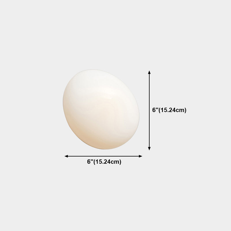 Nordic Glass Pebble Wall Sconce Living Room Background LED Wall Light Fixture